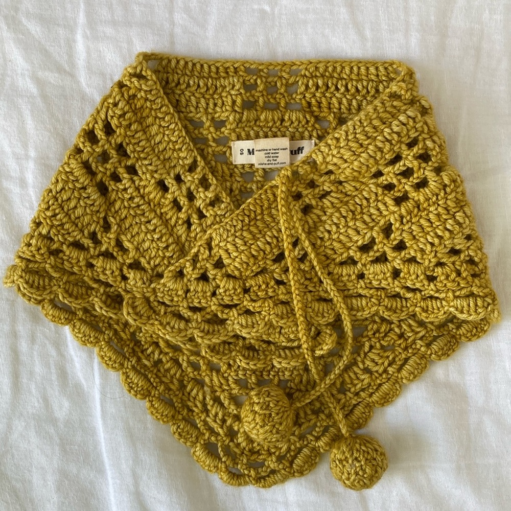 Misha & Puff crochet kerchief